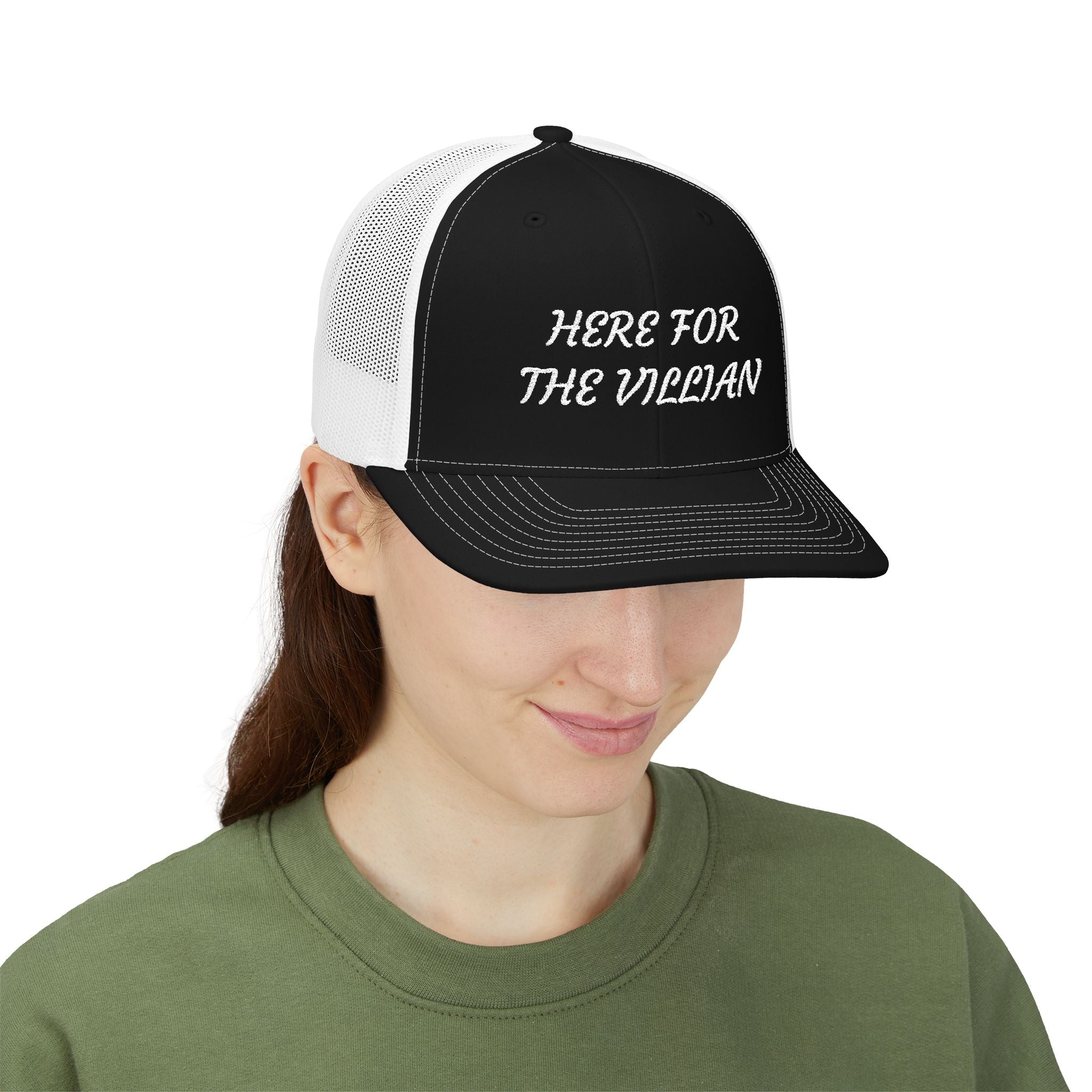 Here for the Villain Trucker Hat 🖤