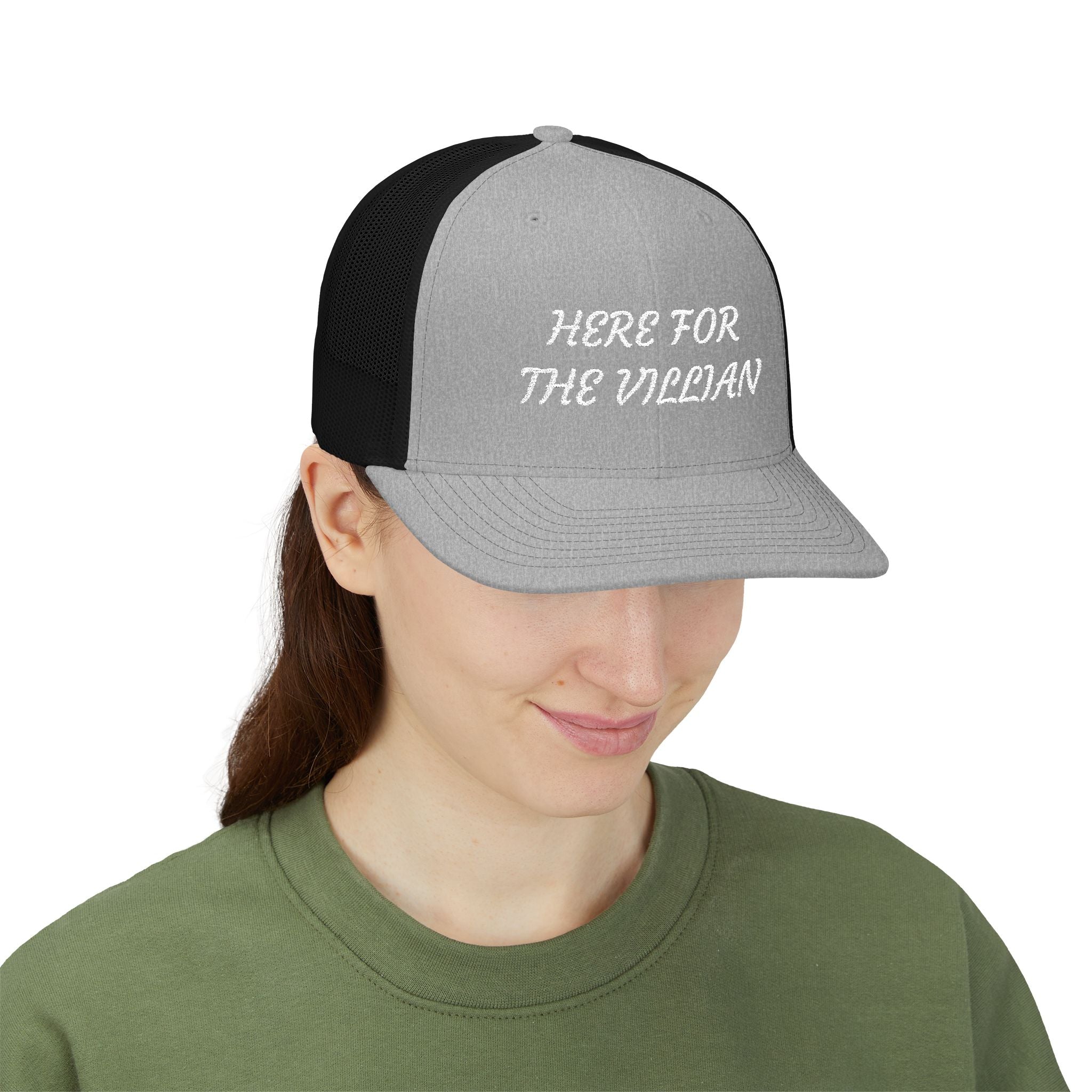 Copy of Here for the Villain Trucker Hat 🖤