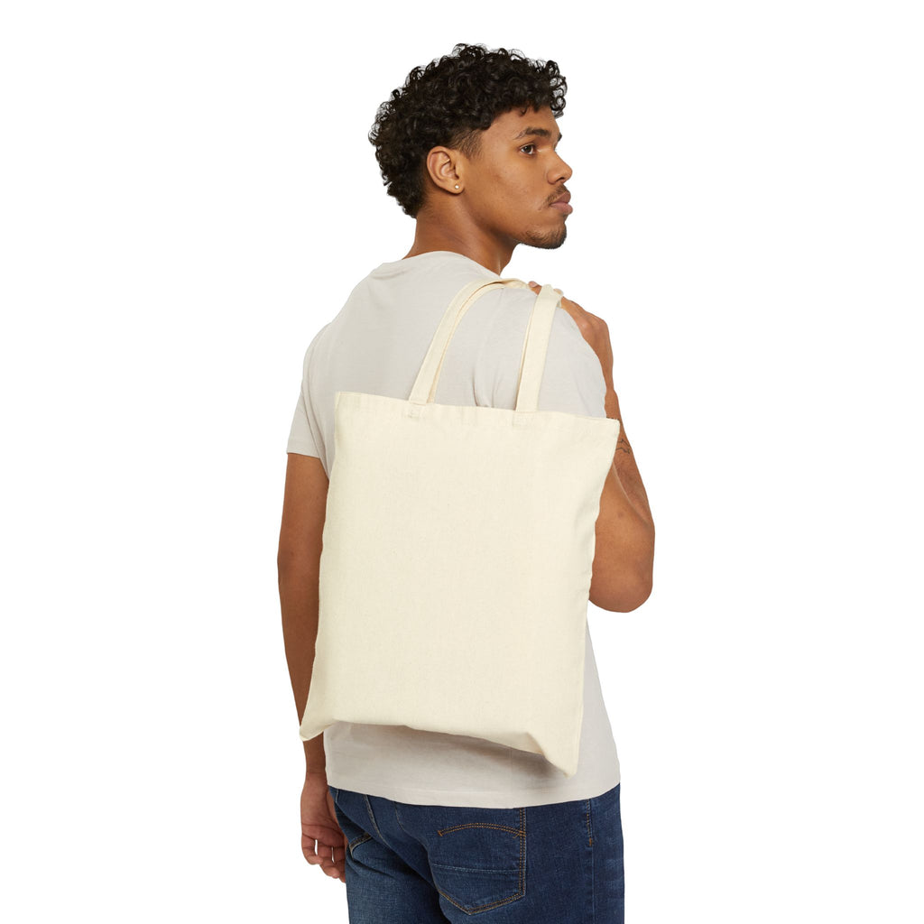 Canvas Tote Bag — "I Don't See Red Flags, I See Capes" Retro Superhero Grocery Beach Bag