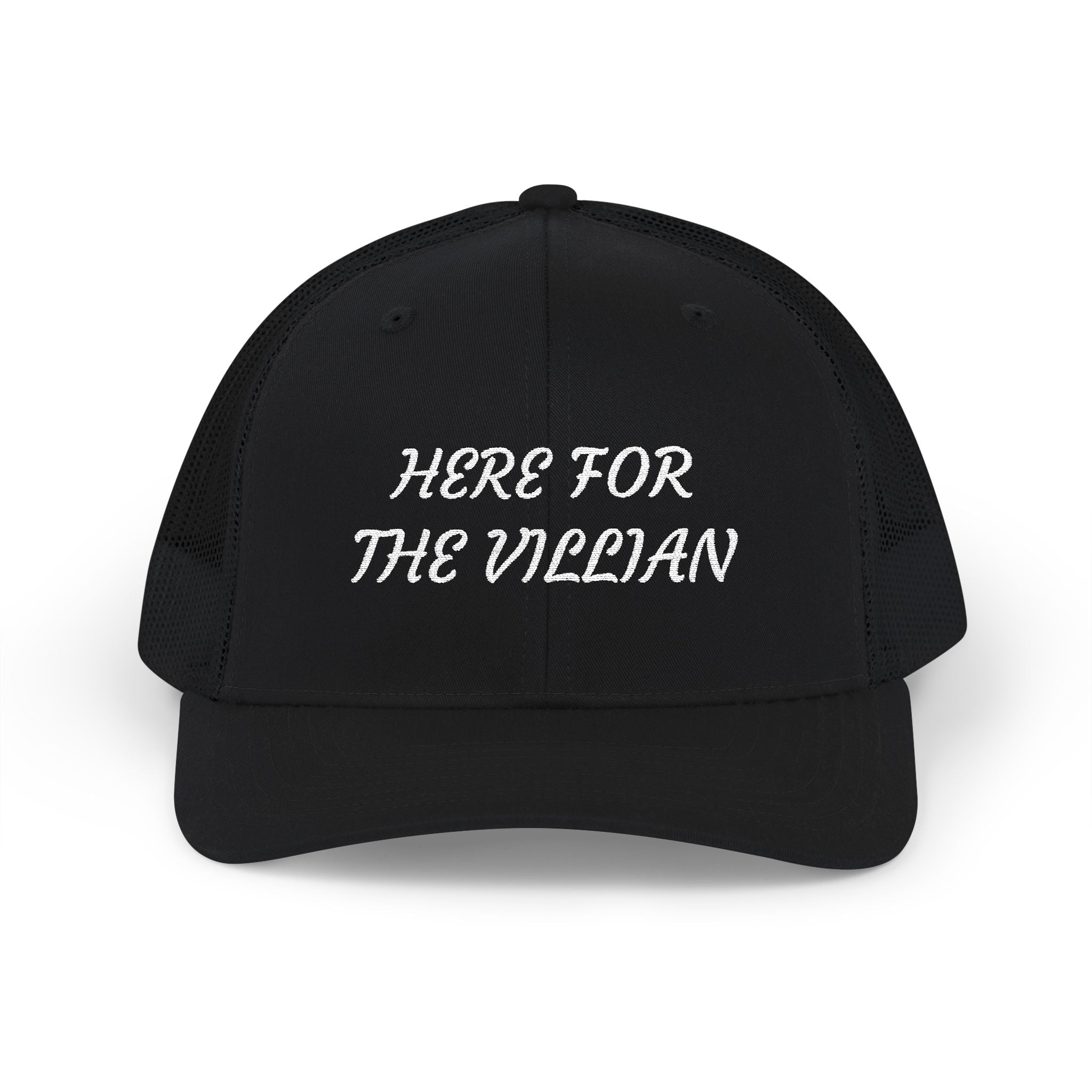 Here for the Villain Trucker Hat 🖤