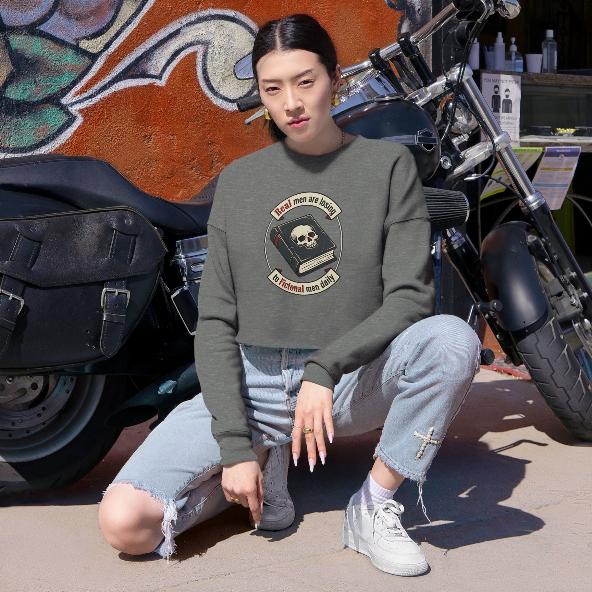 Real Men are Losing... - Cropped Sweatshirt