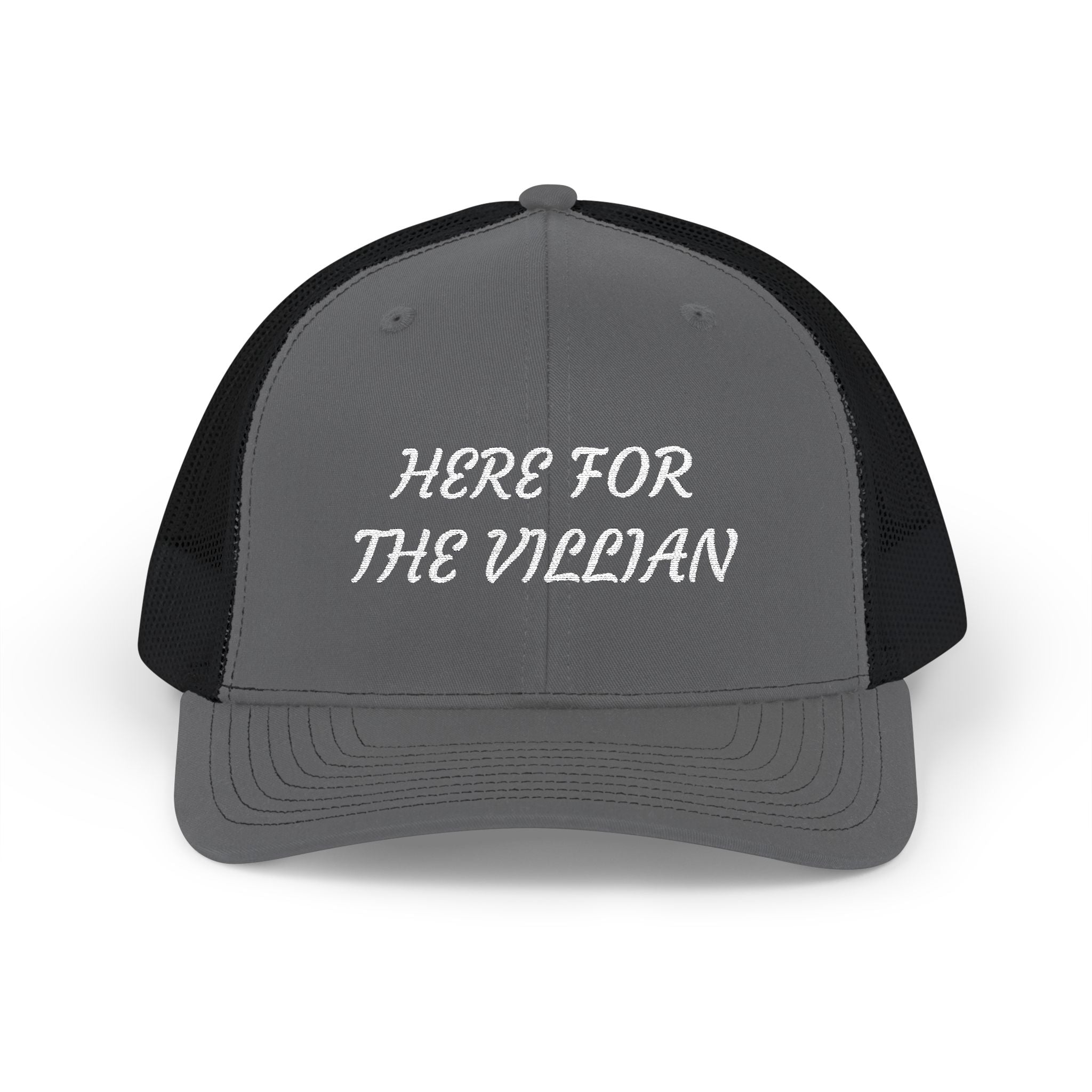 Here for the Villain Trucker Hat 🖤