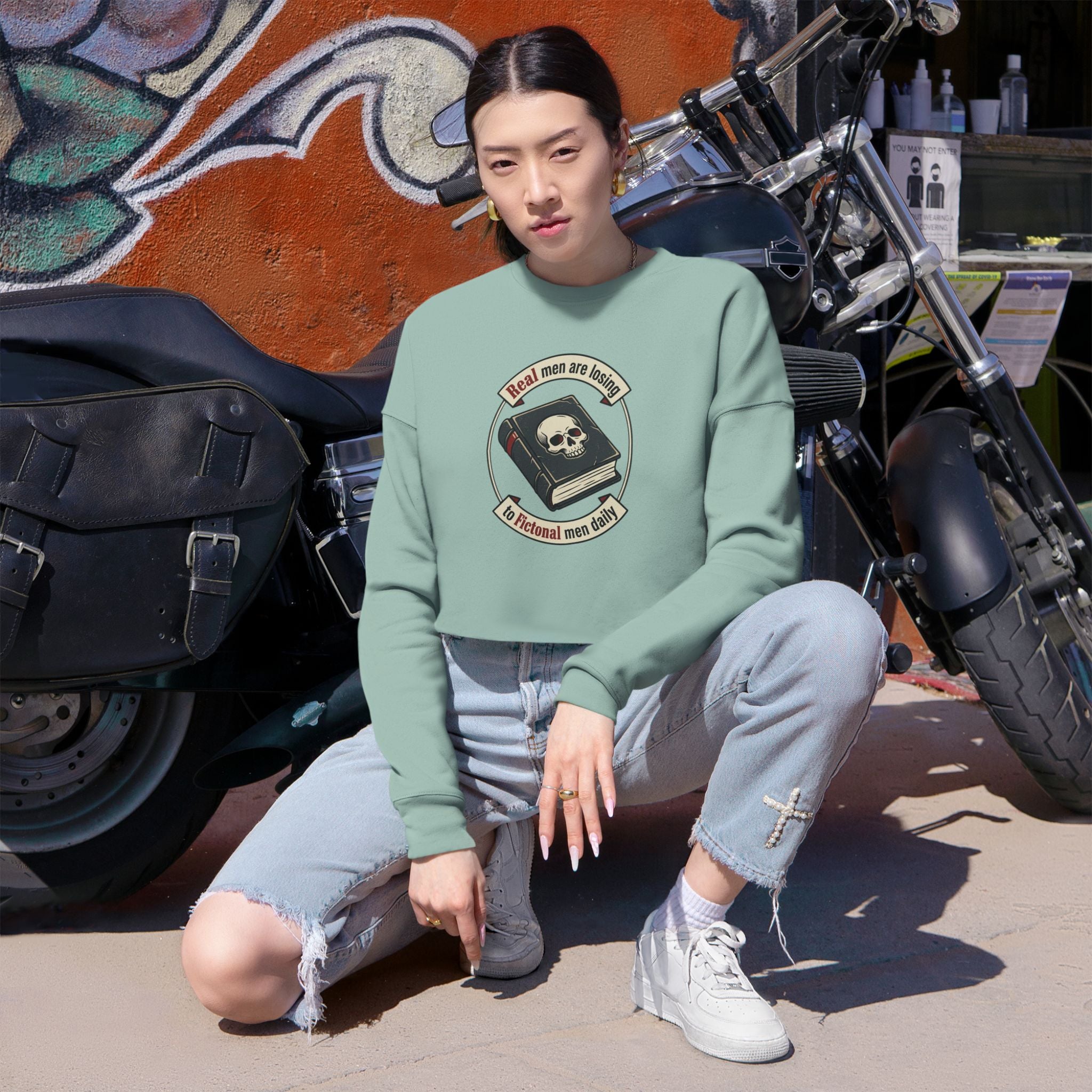 Real Men are Losing... - Cropped Sweatshirt