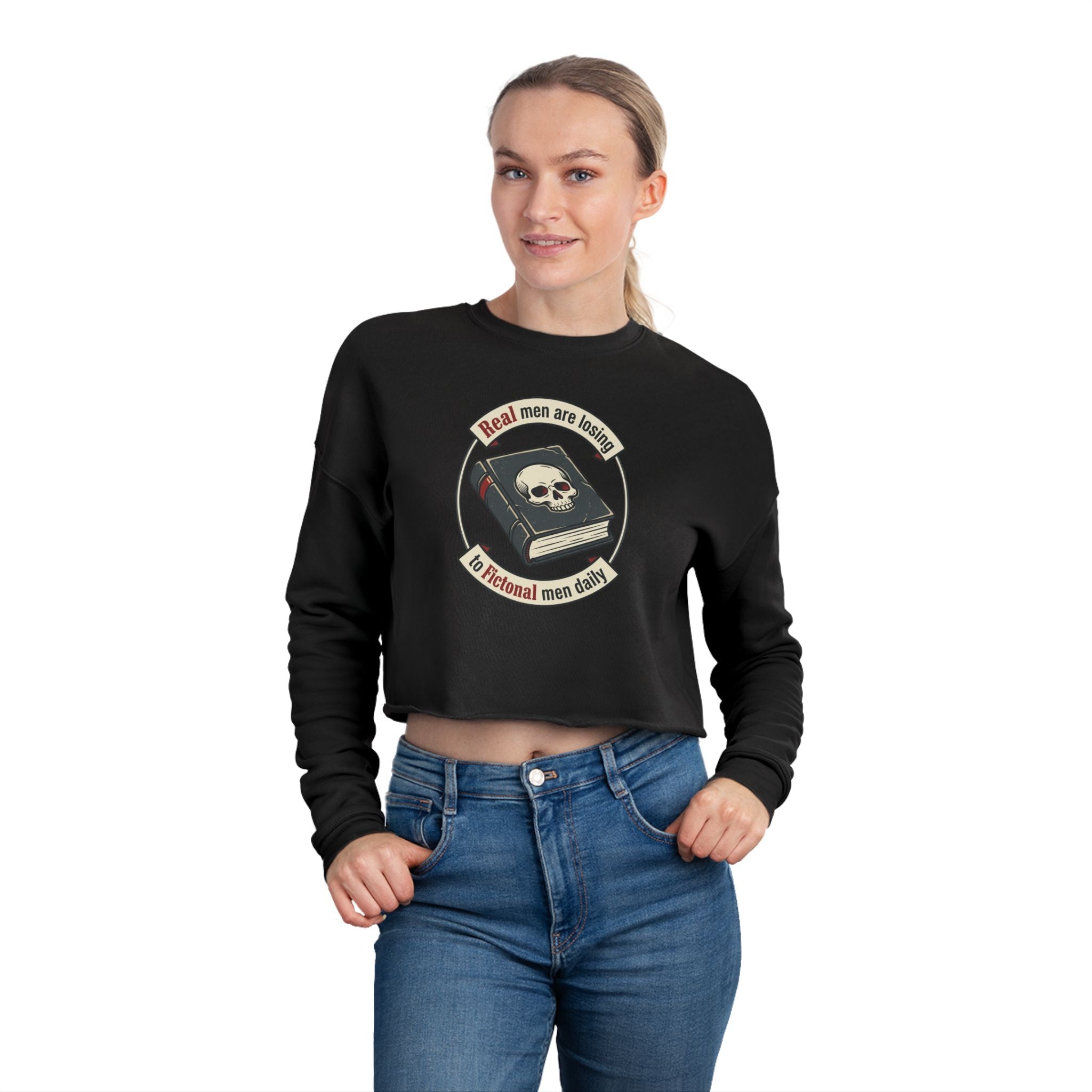 Real Men are Losing... - Cropped Sweatshirt