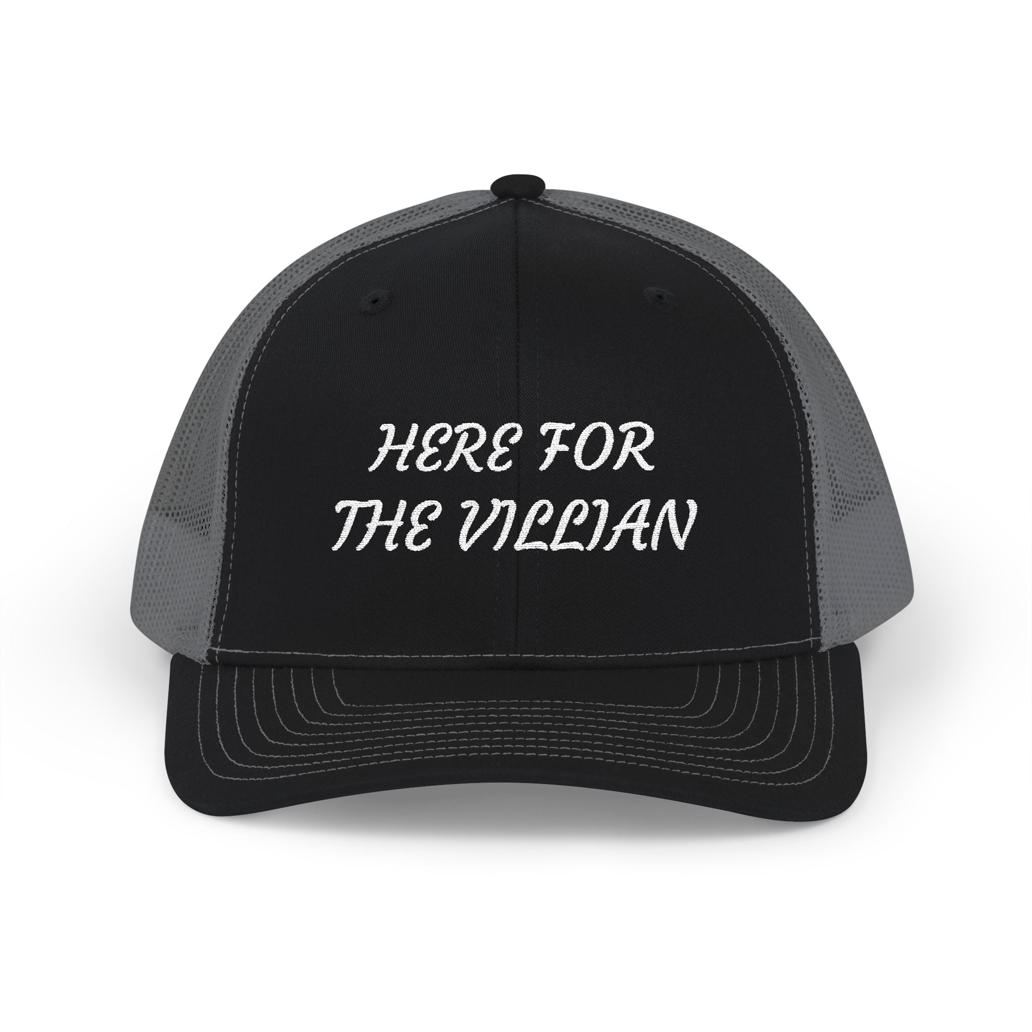 Here for the Villain Trucker Hat 🖤