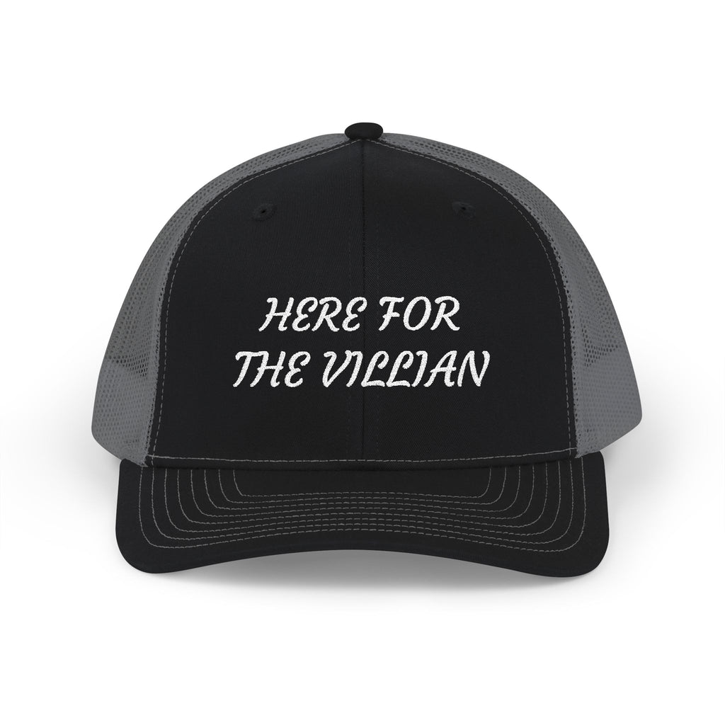 Copy of Here for the Villain Trucker Hat 🖤