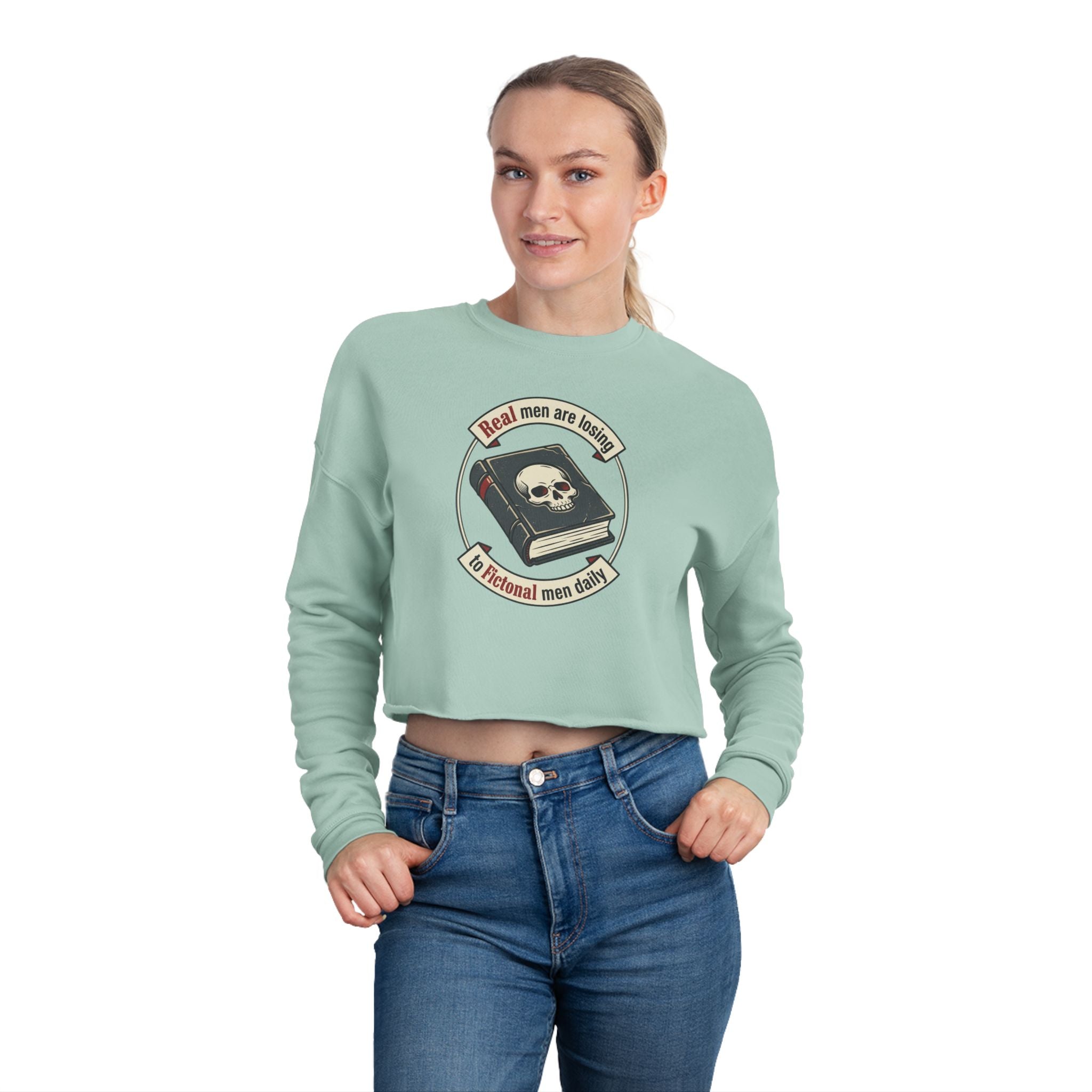Real Men are Losing... - Cropped Sweatshirt