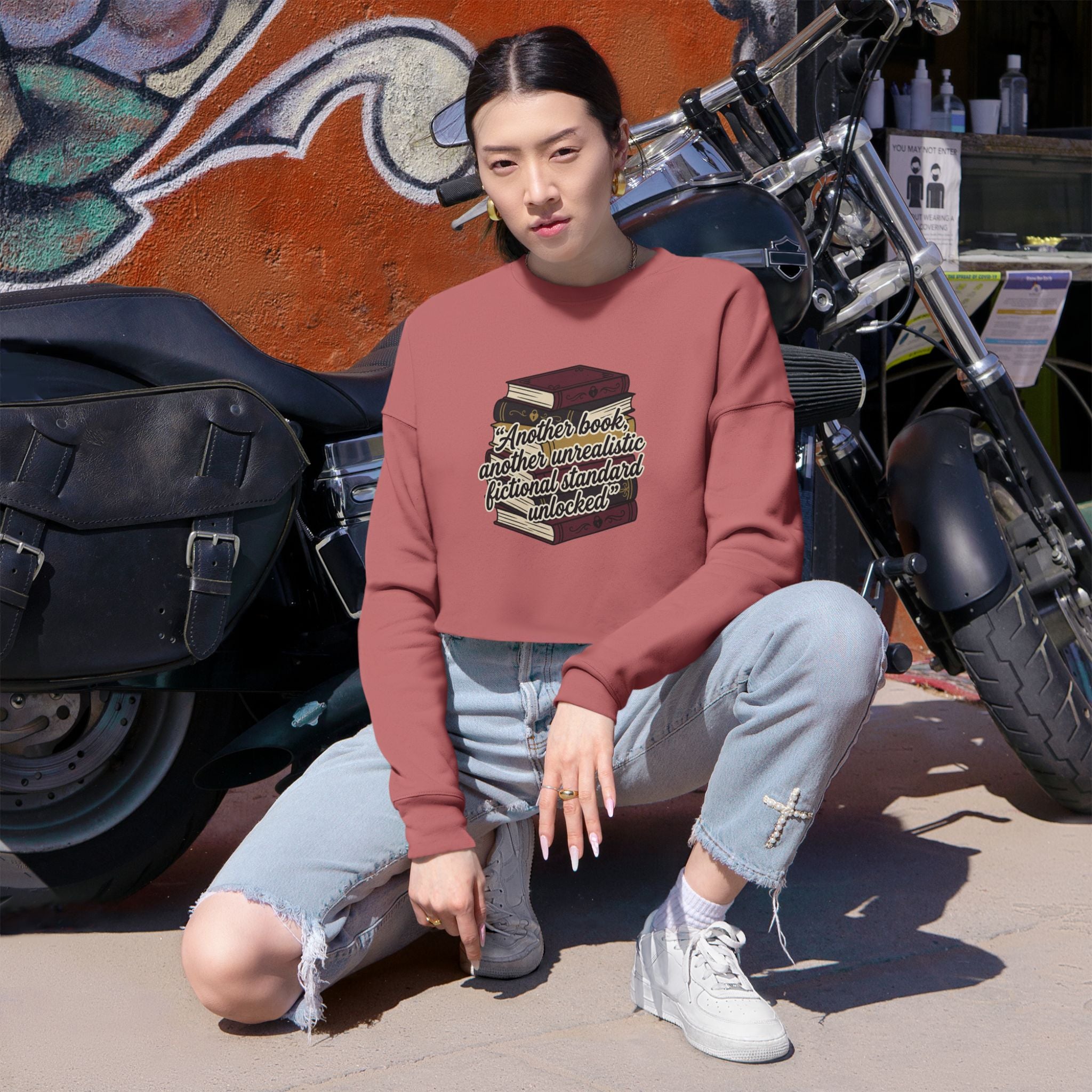 Copy of Real Men are Losing... - Cropped Sweatshirt